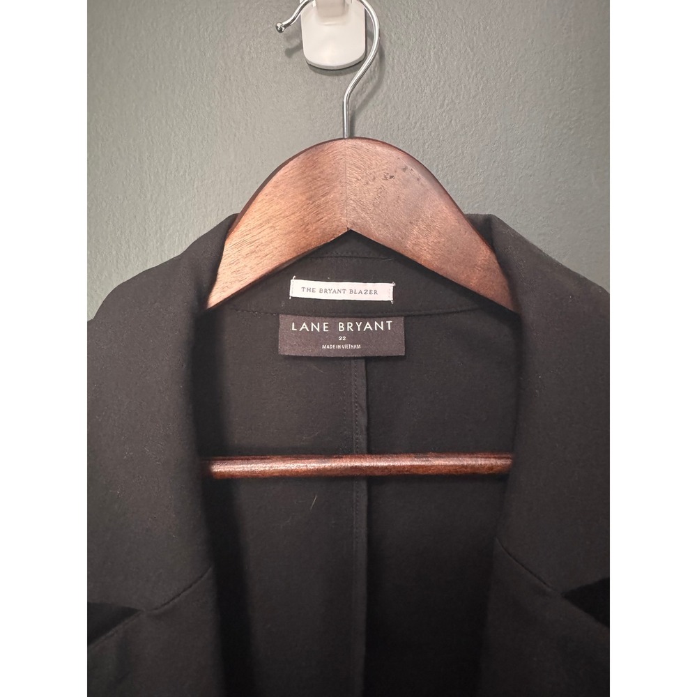 Lane Bryant Blazer Women's Plus Size Double Breasted Black Career Jacket